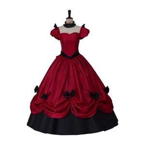 Cosplay Cosplay Damen Mittelalter Vintage Langes Kleid Renaissance Kleid Viktorianisch Gothic Retro Ballkleid Übergröße für Weihnachten HalloweenCosplay