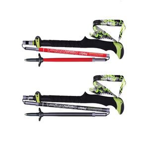 Vandringsstänger Pioneer Carbon Fiber Walking Sticks Folding Trekking Poles Ultralight Alpenstocks för utomhuscamping Trail Running 231018