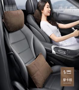 2 Pcs Universal Car Headrest S Class Ultra Soft Pillow For Mercedes Maybach Protective waist car seat mbar pillows xury accessories6727045