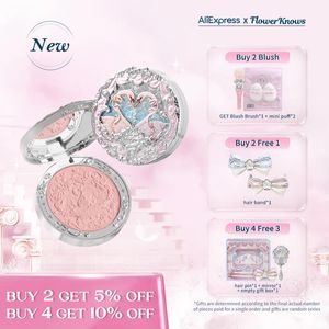 Blush Flower Knows Swan Ballet Series Embossed Blush 231017