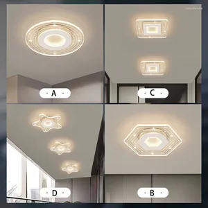 Ceiling Lights Household LED Chandelier Three Colors Lamp Modern Style Bedroom Light Surface Installation 220V Dining Room