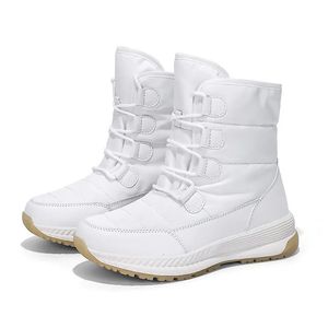 أفخم تبقي النساء دافئة Moipheng Snow 652 منصة مقاومة للماء من الدانتيل أنثى أحذية منتصف الشتاء أحذية بوتاس أنثى 231018 73