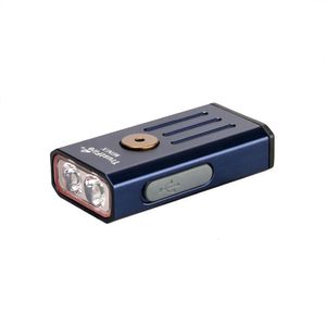 Latarki TrustFire Minix EDC Mini Latarka UV 365NM/Red ładowalne 320 LUMENS USB Kechain 4 Tryby przełączników Typ C Lampy LED LAMPY 231018