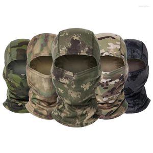 Bandanas taktyczny kamuflaż Capaclava Cap Oddychający filtr przeciwsłoneczny Cykl motocyklowy Maska Full Face Maska Outdoor Hunting Rowe Scali