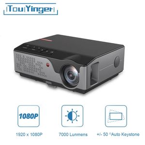 Touyinger Full HD 1080pプロジェクターRD826 TD96 ANDROID WIFI LED Proyector Native 1920 X 3Dホームシアタースマートフォンビーマー231018