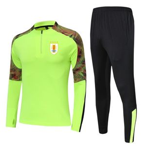 Uruguay Ulusal Futbol Takımı Çocuk Boyutu 4xs - 2xl Runsuits Sets Erkek Açık Mekan Takımları Ev Kitleri Ceket Pantolon Spor Giyim Hi261R