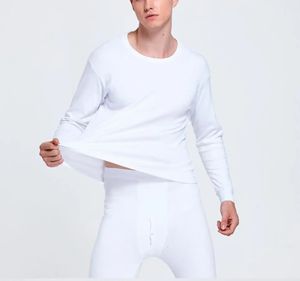 Mens Thermal Underwear Men Cotton Set Thermo Long Johns Winter Clothes Warm Body Top Buttoms 231018