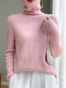 Women's Sweaters Autumn Winter Women Turtleneck Pullover Sweater Merino Wool Clothing Cashmere Knitwear Female Fashion Top