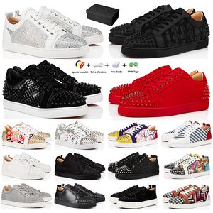 Designer sapatos casuais de homens moda picos festa plana preto branco verde glitter cinza camurça rosa couro vintage homens mulheres treinadores tênis esportivos sneaker com caixa