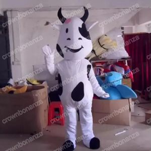 Performance Cute Cows Mascot Costumes Halloween Cartoon Character Outfit Suit Xmas Outdoor Party Outfit Unisex Promotional Advertising Clothings