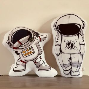 Plush Pillows Cushions Simulation Space Series Plush Pillow Toys Astronaut Spaceman Rocket Spacecraft Stuffed Doll Nap Pillow Boys Kids Birthday Gifts 231017