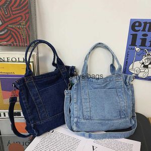 Cross Body Bags Casual Large Capacity Crossbody Bags Women Vintage Denim Girls Soulder Bags Travel Totes Fasion Female Soping and Bagsstylishyslbags