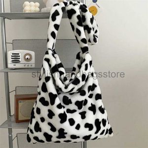 Cross Body Evening Bags Elegant Design Cow Paern Women Tote and Bags Casual Large Capacity Ladies Soulder Bag Simple Female Messenger BagsStylishhandbagsstore