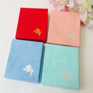 12st Lot Mix Colors smycken Packaging Display Armband Boxes for Fashion Gift Craft Box 9x9x2cm BX018235G