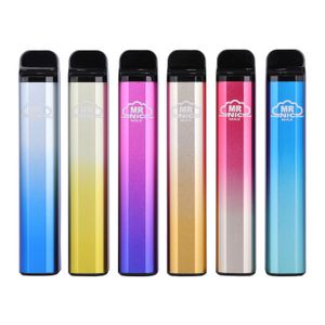 Original Mr Nic Max 5000 Puffs Disposable Vape Pen 850mAh Battery Prefilled 1l Cartridge 12 colors