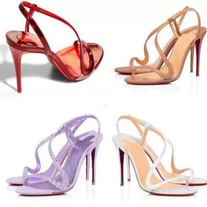 Designers Luxury Rosalie Women's Sexy Sandals Elegant Pumps Strappy Sandals Nice Famous Lady High Heels Wedding Party Dress Shoes 35-42