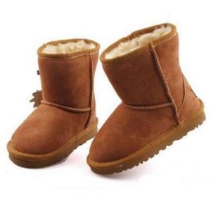 Hot SALE New Real Australia High-quality Kid Boys girls children baby warm snow boots Teenage Students Snow Winter DORP shipping fallow