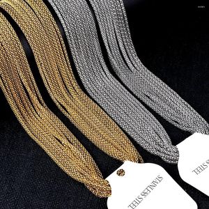 Catene ASON 10 pz/lotto Collana A Catena Per Le Donne Degli Uomini In Acciaio Inox Color Oro Forma di Mais Moda Femminile Gioielli Fai Da Te Fare Regalo