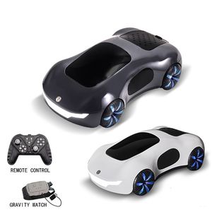 Diecast Model Spray RC Car Toy Gest Remote Control Stunt Vehicle Light Drift 4WD Science Fiction Sports Racing Children Boy Gift 231017