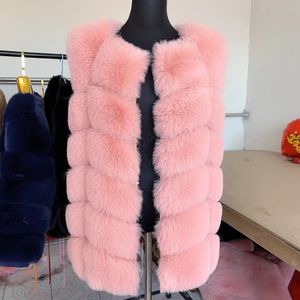 Women futra faux fur elegancki płaszcz damski fałszywa kamizelka Plush Jacket Ladies Spring Autumn kamizelka moda puszysty wykop 231017