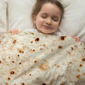 Одеяла из микротонкой ткани, реалистичное одеяло с едой, буррито, тортильей, мягкое флисовое теплое одеяло для путешествий, фланелевое плюшевое одеяло для дивана