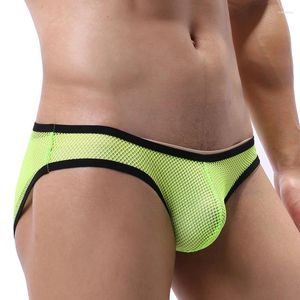 Mutande Trasparenti Slip da uomo Intimo Sexy Vedere attraverso Mesh Uomo Bikini Gay Ultra-sottile Esotico Sospensorio Mutandine maschili Cuecas