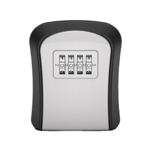 Andra elektroniknyckellås Box Wall Mounted Safe Weatherproof 4 -siffror Kombination Lagring inomhus utomhus 231018