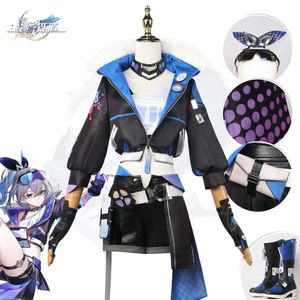 Sier Wolf Cosplay Game Honkai Star Costume Carnival Uniform Wig Anime Halloween Party Costumes for Women Game Full SetCosplay