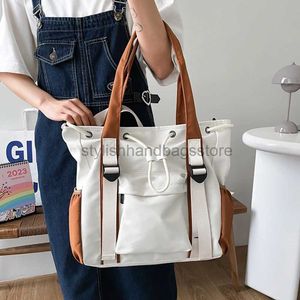 Bolsas de ombro Bolsas Fasion Soulder Bolsa Mulheres Nylon Big Bag Casual Senhoras andbags Student Book Bag Grande capacidade Tote Crossbody Bags elegantebolsasloja