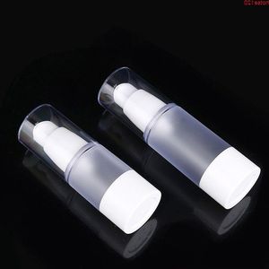 10 x 15/30/50ml Bottiglie vuote di plastica cosmetica da viaggio Liquido Corpo Viso Cura della pelle Bottiglie di crema Pompa airless Articoli da toeletta sottovuoto Containergoods Rspvn