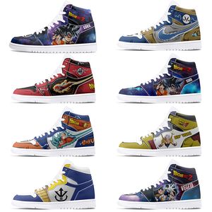 New Customized Shoes DIY Sports Basketball Shoes Males 1and Females 1 Fashion Customized Anime Character Pattern Outdoor Sports Shoes