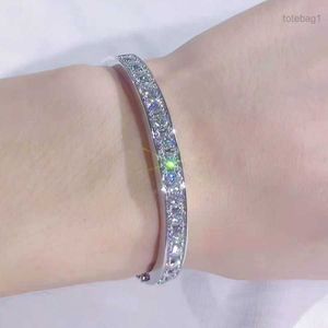 Men Moissanite Designer Bracelet Full of Diamonds Concubine Female Zircon Jewelry