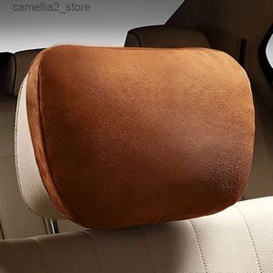 Seat Cushions 1 2PC Car Neck Headrest for Maybach Design S Class Ultra Soft Pillow For Mercedes Benz Cushion Support Neck Protector Neck Rest Q231019