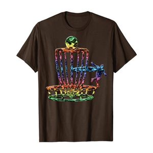 ビンテージディスクゴルフアートディスクゴルフTシャツ276J