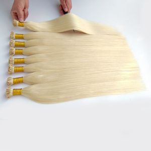 Blonde vorgebundene Haarextensionen Remy menschliches Haar kaltes Fusion Stick Tipp Haare Erweiterungen natürliche schwarzbraune gemischte blonde Farbe 16 18 20 22 24 26inch 1g/s