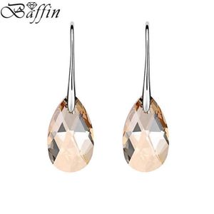 Original Crystal från Swarovski Classic Drop Earrings Rhinestone Hanging Pendientes Jewelry Women Mors dag Gift233w