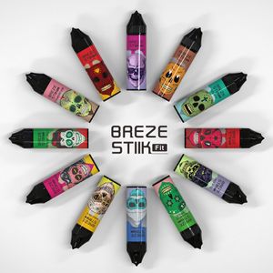 원래 Breze Stiik Fit 6000 퍼프 8ml 주스 리베리드 일회용 vapes 전기 담배 일회용 포드 6000 퍼프 vapes