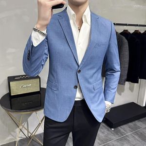 Mäns kostymer 2023 Spring och Autumn Suit Korean version Slim Fit Leisure Youth Single Casual Top Coat