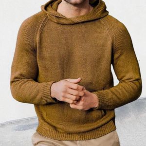 Maglioni da uomo 2023 Design di alta qualità Para Hombre Causale Homme Sweter pullover colletto alla coreana maglione invernale con felpa con cappuccio