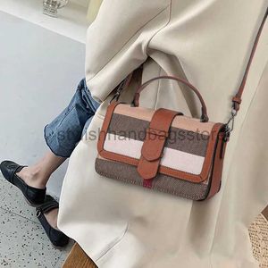 Axelväskor kvällspåsar fasion pläd crossbody väskor för kvinnor ny kapacitet enkla soulder purses kvinnliga märkesdesigner trender och bagsstylishhandbagstore