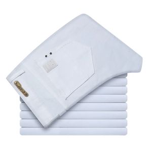 Męskie bluzy bluzy męskie ubranie białe proste dżinsy wiosna jesień moda swoboda klasyczna wersja szczupłe spodnie dżinsowe pieprzenia 231018