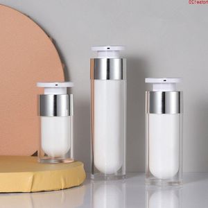 15ml 30ml 50ml Cream Serum Acrylic Airless Vacuum Pump Lotion Bottle Makeup Foundation Emulsion Cosmetic Container 20pcsgoods Djeck