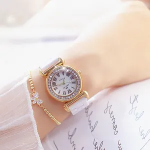 Armbanduhren Damen Edelstahl Quarzuhr Mode Stunde Geschenk Freizeit Einfach