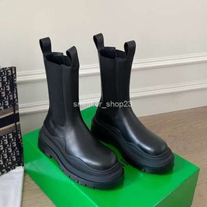 Ny botten 22 cm botteega venetas b stövlar hög version par stora tjock designer skorsten grönt rör 10 cm 16 cm botega boot 7hwn