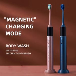 Tandborste Jianpai Magnetic Suspension Acoustic Electric Electric Adult Suge Wireless Charging Intelligent Toothbrus 231017