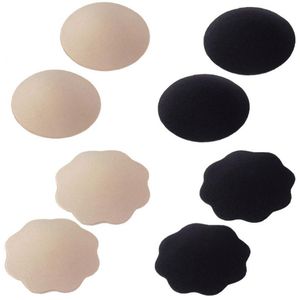 Hela 5Pair Sexy Nipple Pasties täcker lim återanvändbart bröstlimbh-täcken NIPPLES Invisible Silicone BH Breast Peta286z