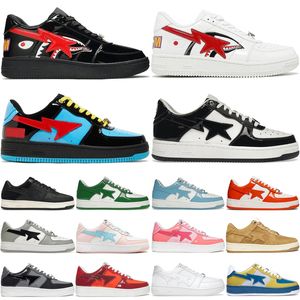 2024 men women SK8 sta skate shoes Casual Shoes Black Sax Orange Combo Pink Pastel Green Camo Blue Suede mens running trainer Sneaker