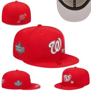 2023 Men's Baseball Fitted Hats Classic World Series Hip Hop Washington Sport SOX Full Closed LA NY Design Caps Chapeau 1995 Stitch Heart " Series" " Love Hustle Flowers a0