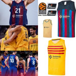 كرة السلة المطبوعة Lassa Baloncesto 31 Rokas Jokubaitis Jersey 20 Nicolas Laprovittola 6 Jan Vesely 21 Lex Brines 14 Willy Hernangomez 33 Nikola Mirotic Liga