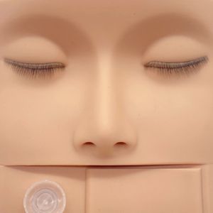 Fałszywe rzęsy Fałszywe rzęs Manekin głowica płaska lalka Głowa do ćwiczeń rzęs rzęs Mannequin Doll Twarz Koreańskie produkty do makijażu dla kobiet 231018